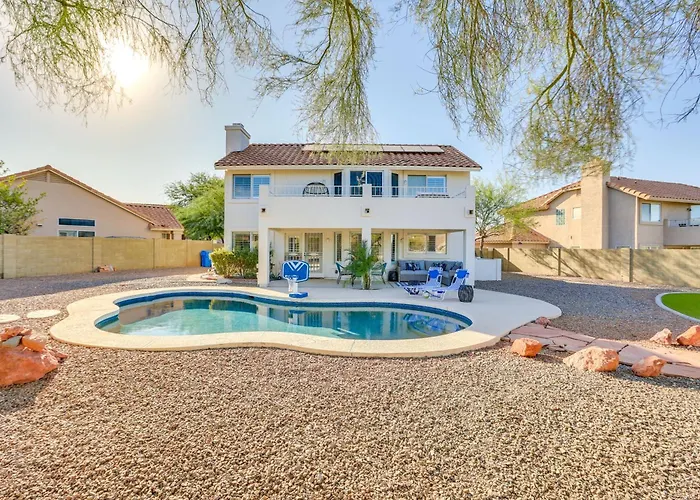 Hébergement de vacances Hike & Golf! Retreat W/ Backyard Oasis Cave Creek